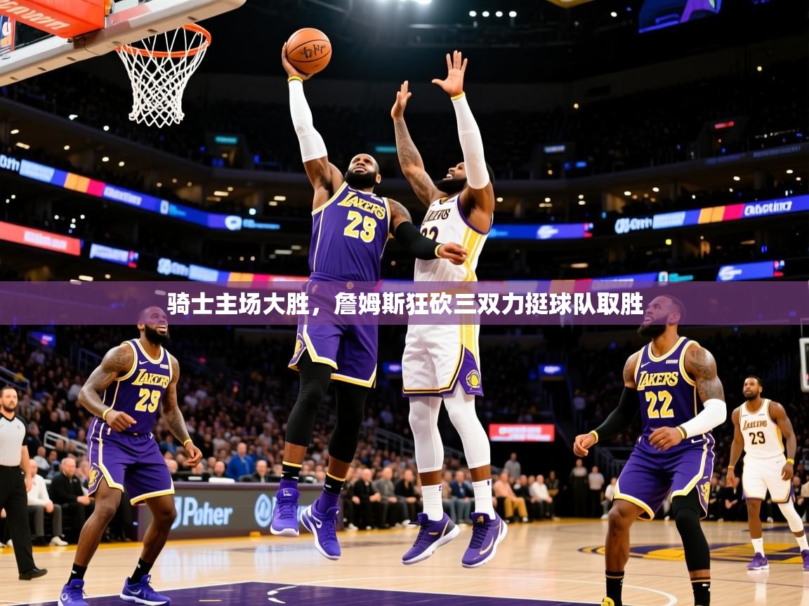骑士主场大胜，詹姆斯狂砍三双力挺球队取胜