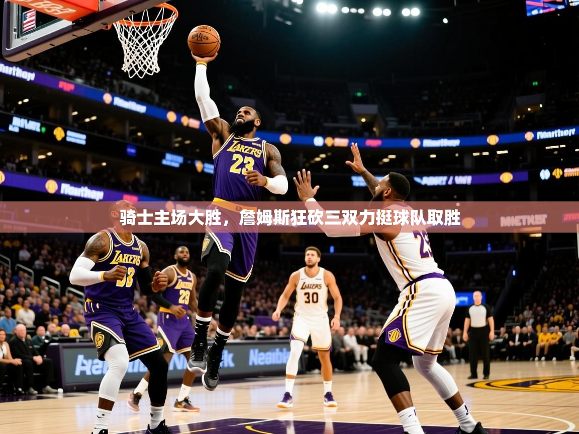 骑士主场大胜，詹姆斯狂砍三双力挺球队取胜