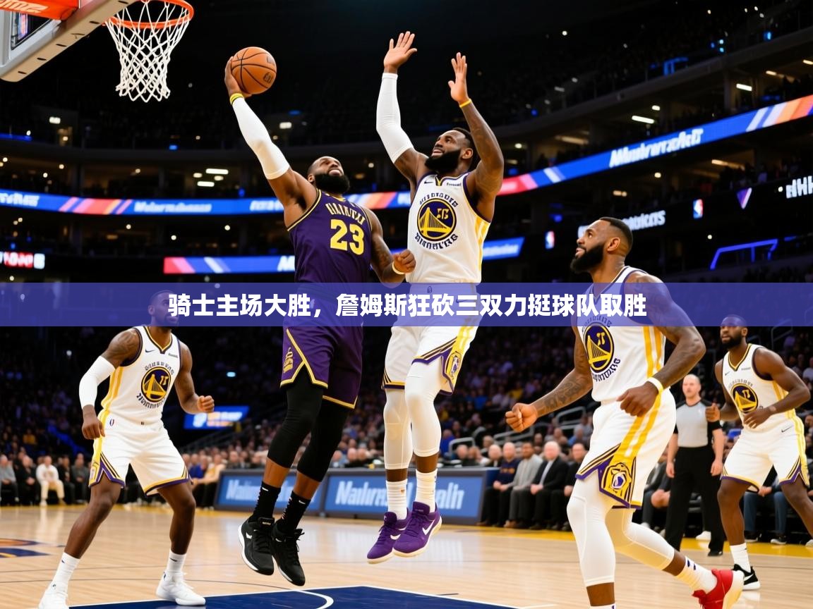 骑士主场大胜，詹姆斯狂砍三双力挺球队取胜